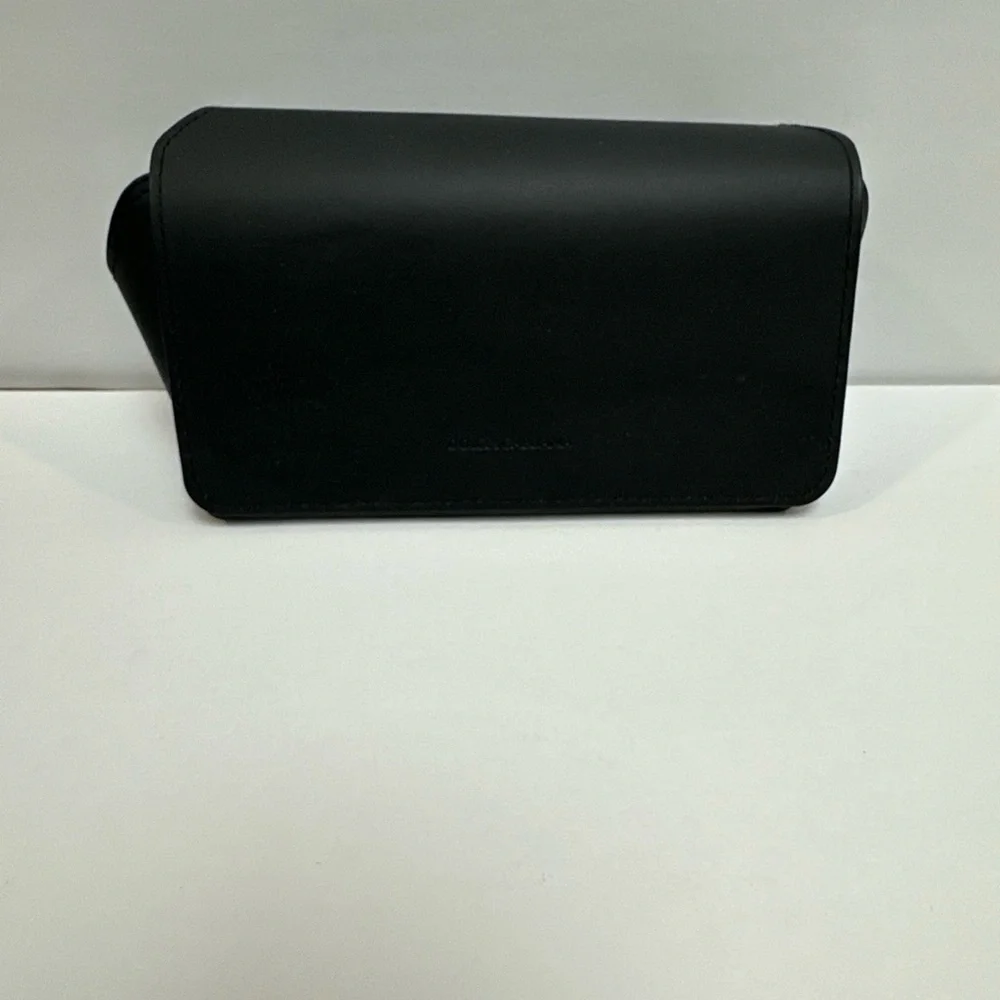 Dolce & Gabbana Black semi hard glass case and dust bag holder